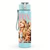1 Stück Sabrina Retro Girl Group Porträt Druck 750 ml Tragbare Sport-Wasserflasche Auslaufsicher Fitnessstudio Outdoor Reisen Trinkbecher