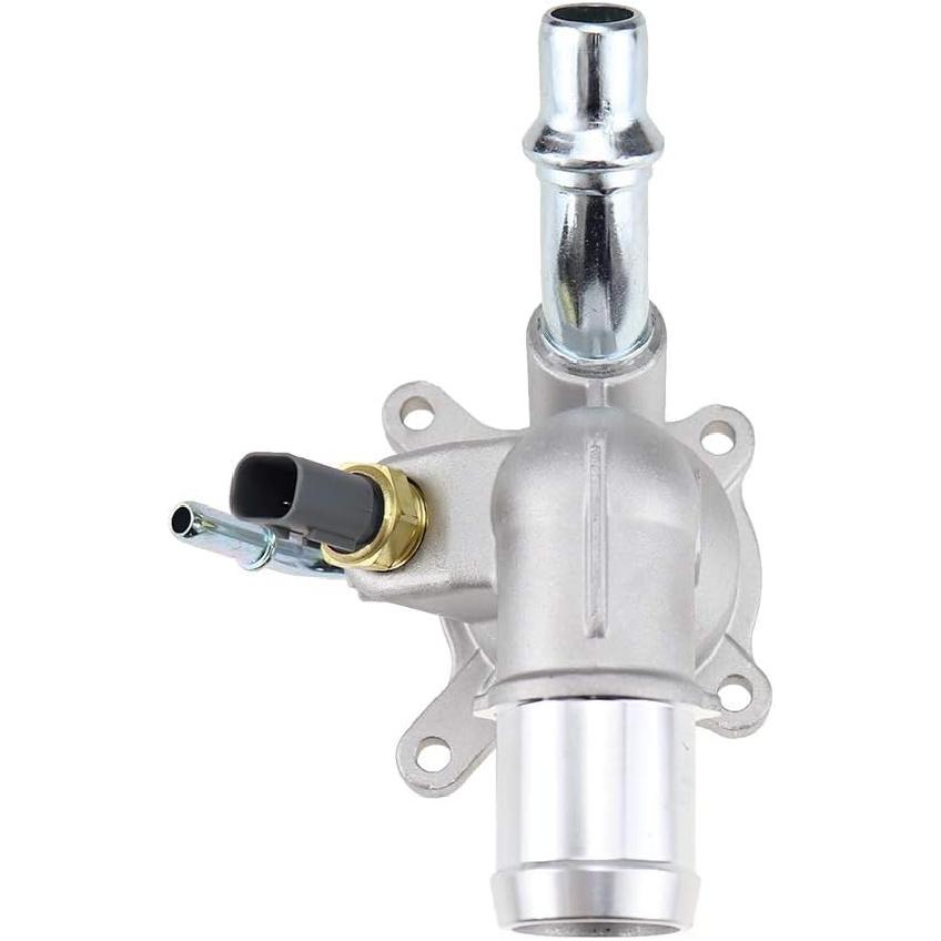 Aluminium Engine Thermostat Housing Coolant Fit for Dodge Dart 2012-2016 Jeep Cherokee 2014-2020 Jeep Renegade 2015-2020 Chrysler 200 2015-2016 Ram