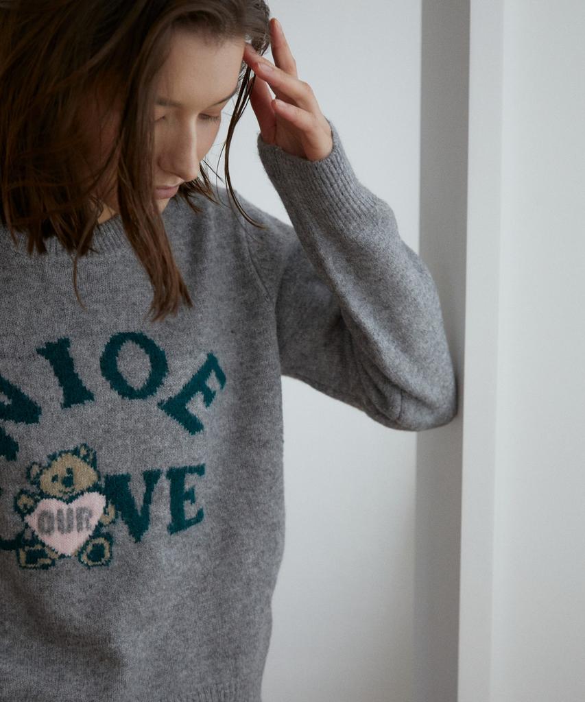 WIOE Wioe Love Knit_Grey