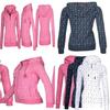 Luxuriöser und weicher Damen-Kapuzenpullover aus Fleece mit Seeanker-Print und Reißverschluss