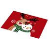 Beautiful Style Food Pad PVC Western Food Mat Placemats Christmas Dinner Table Mats Hotel Tableware Mats Home Kitchen Decoration