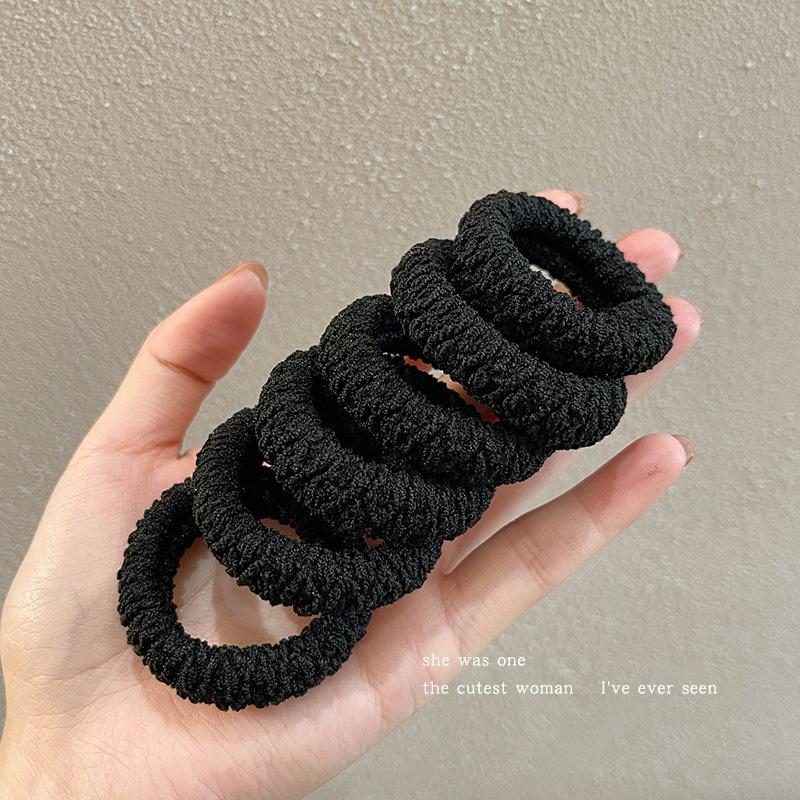 6 STKS Dikke Haarelastieken voor Vrouwen om Hoge Paardenstaarten te Knippen, Duurzame Haarelastieken, Hoge Elastische Haarelastieken, Hoofddeksels, Veelzijdige Haartouwen