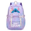 Lilo & Stitch Backpack for Kids Boys Girls, Large Capacity School Bag, Cute Cartoon Daypack, Blue