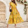 Women's Flowy Dresses Women's Summer Dresses Casual Short Sleeve Maxi Dresses Formal Maxi Dresses