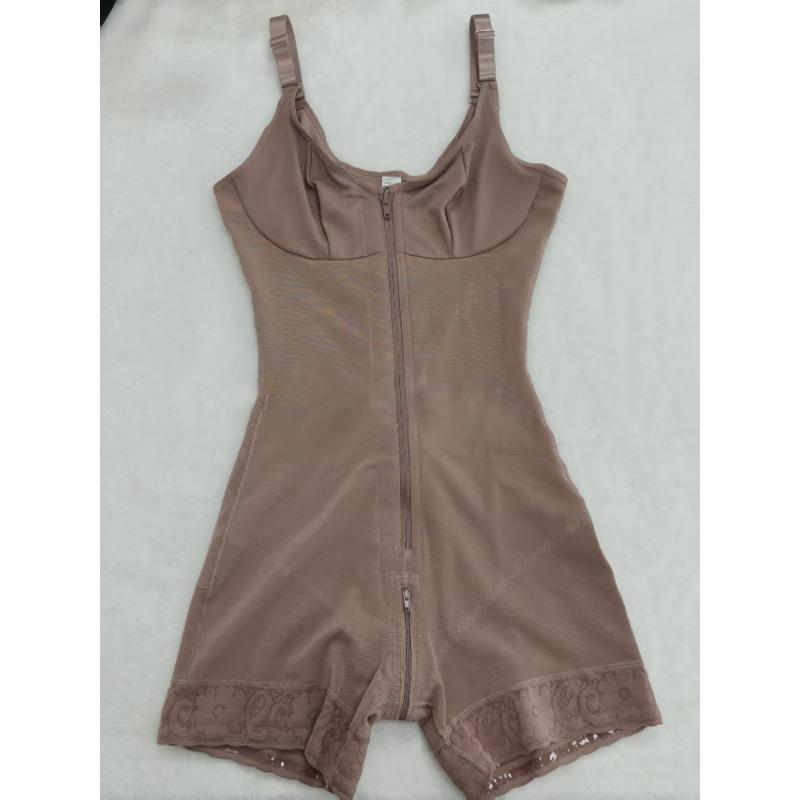 Women Plus Size Thin Strap Waist Cincher Tummy Control Hip Lifting Body Shaper Bodysuit