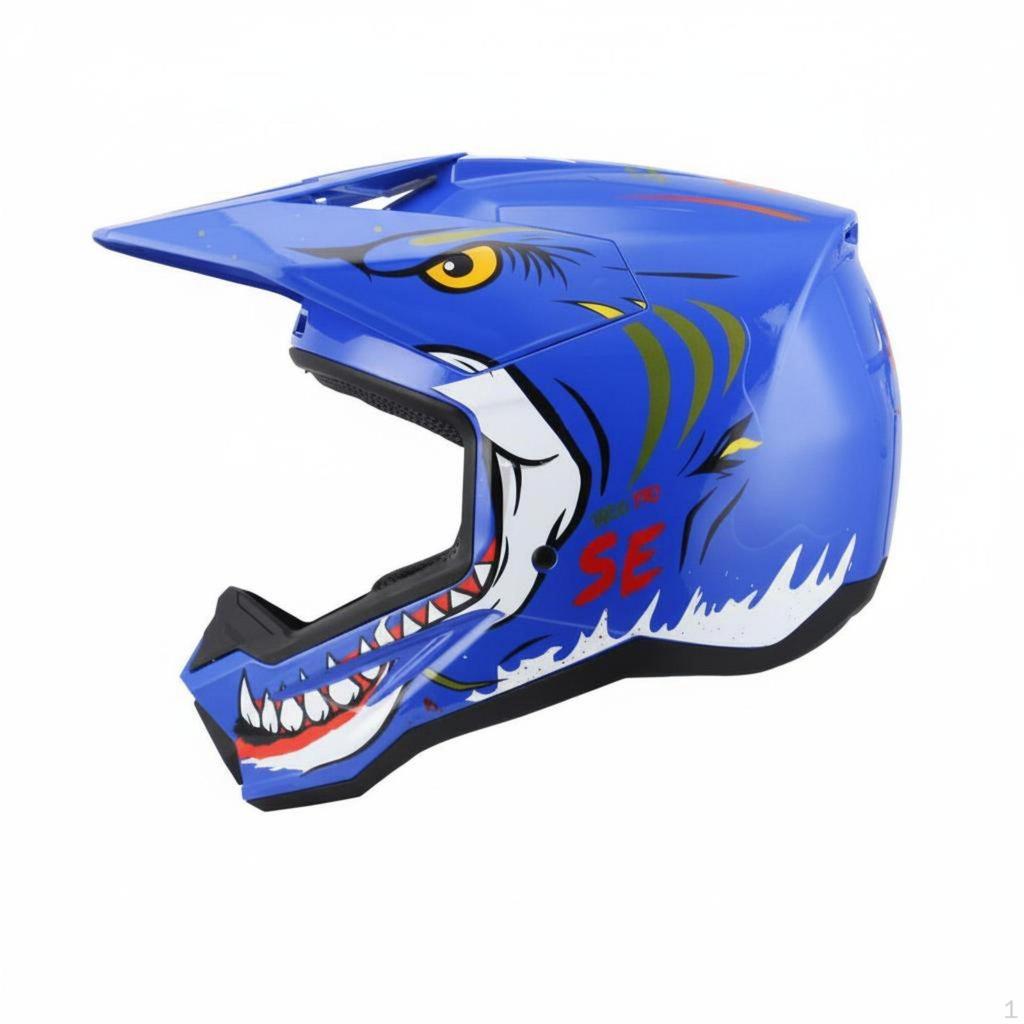 Downhill Mountain Bike Helmet Shell Young Impact Resistant Sports Gear for Kids,