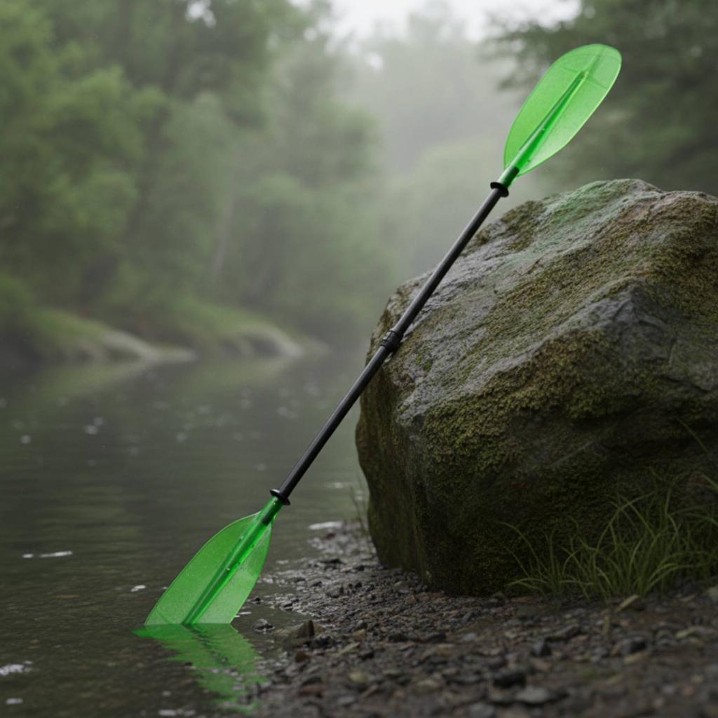 Pagaia per Kayak Regolabile Leggera a 2 Pezzi Attrezzatura per Sport Acquatici Blocco Sicuro Resistente alla Corrosione Per Professionisti