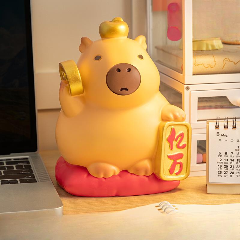 

Капибара Капибала Клей Копилка Может Входить и Выходить Детская Игрушка Мультфильм Копилка