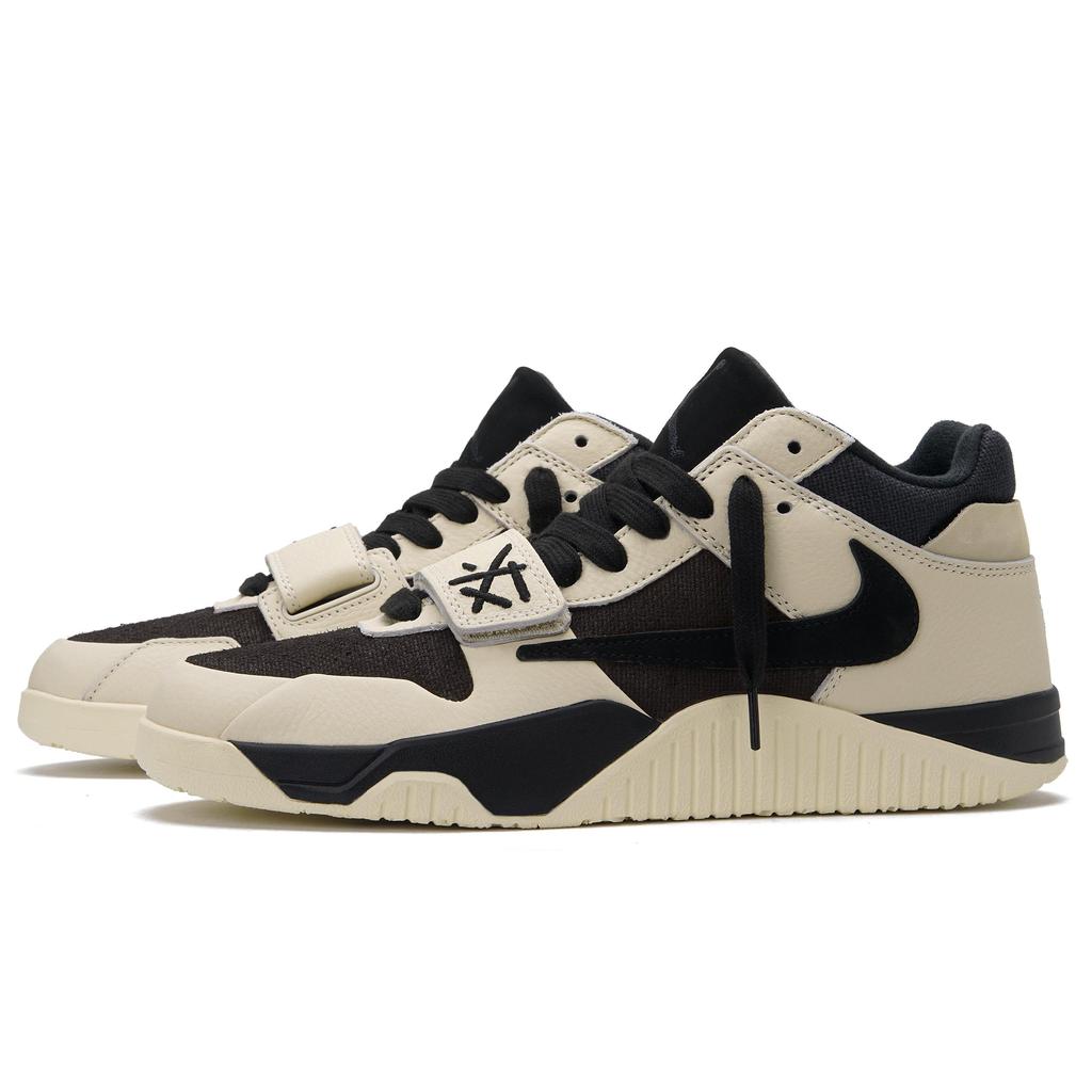 Travis Scott x Jordan Jumpman Jack TR Scarpe da Basket Mid-top Vintage Unisex Mocha FZ8117-102(Team990-2.0)