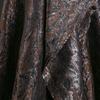 50x145cm Wave Lava Weave Jacquard Fabric Shiny Glossy Heavy Embroidery Texture Designer Fabric For Sewing Coat Jacket Pants