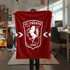 Football Club Twente Flannel Blanket, High quality Comfortable for All Seasons, Home Decor, Warmth and Comfort