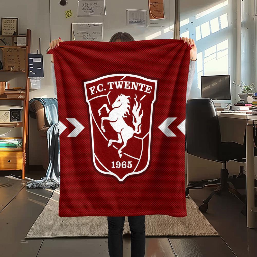 Football Club Twente Flannel Blanket, High quality Comfortable for All Seasons, Home Decor, Warmth and Comfort