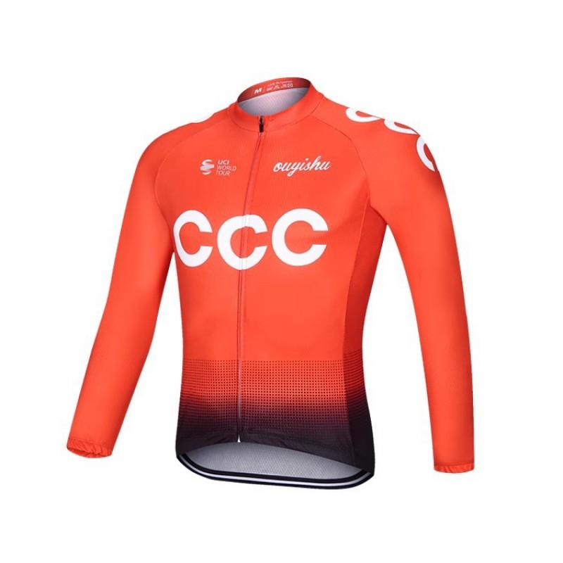 Mens Cycling Long Sleeve Jersey Bib Shorts Set Quick Dry Performance Wear Road Bike Riding
