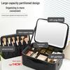 Women's LED Light Makeup Bag with Mirror 2025 – Large Capacity Handheld Cosmetic Storage Box