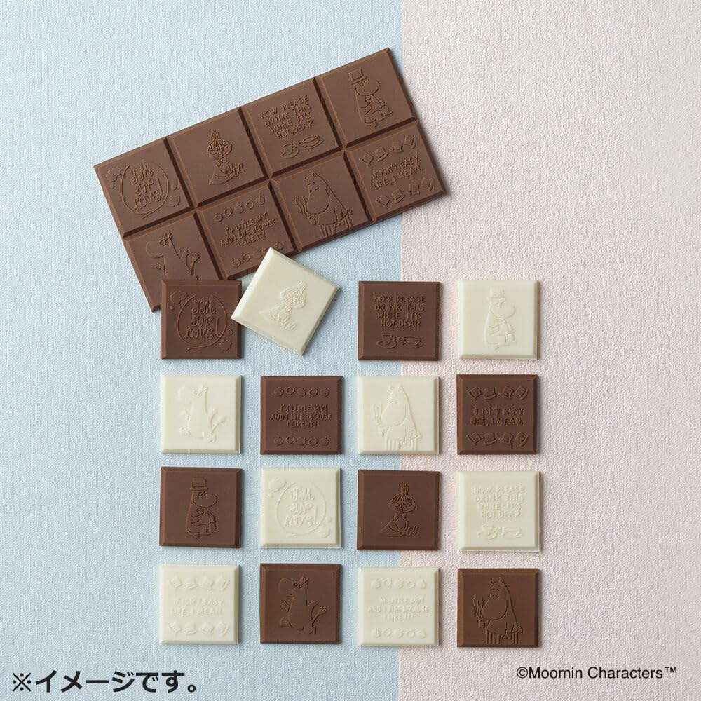 Kai Moomin Confectionery Silicone Chocolate Bar Mold (Moomin Family)