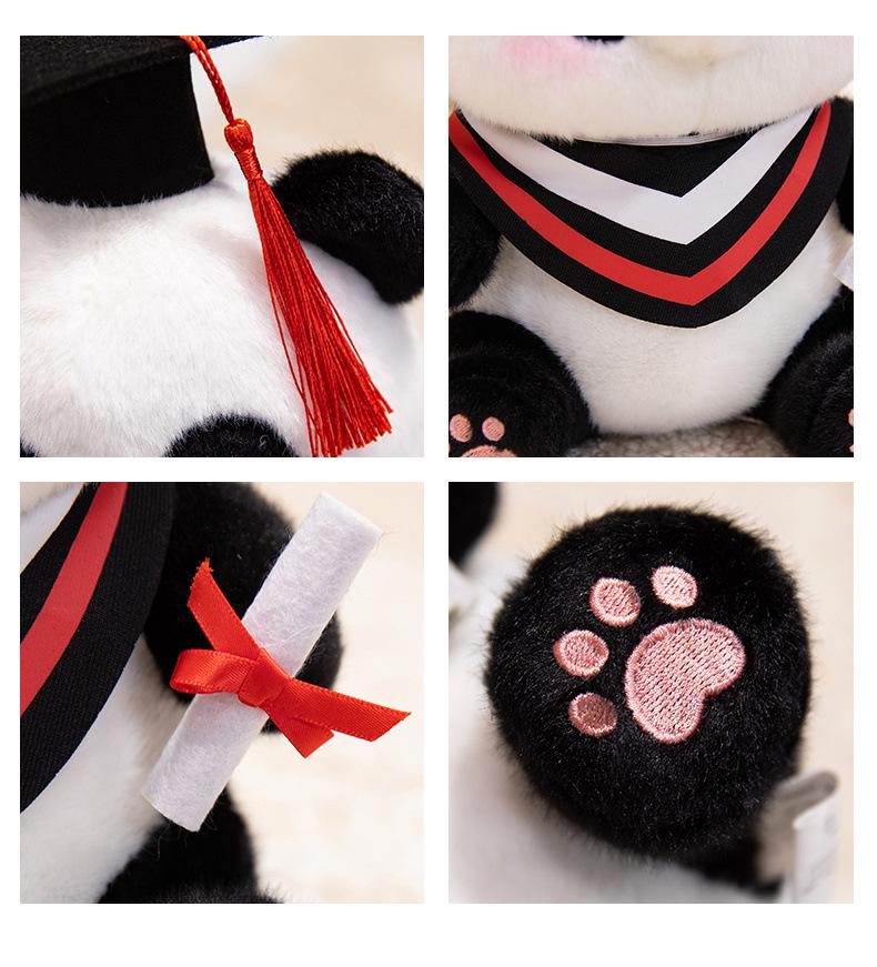 Giant Panda Graduation Plush Toy - National Treasure Gift for Children