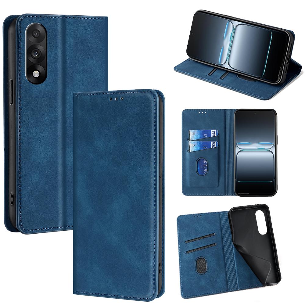 Blue PU Leather