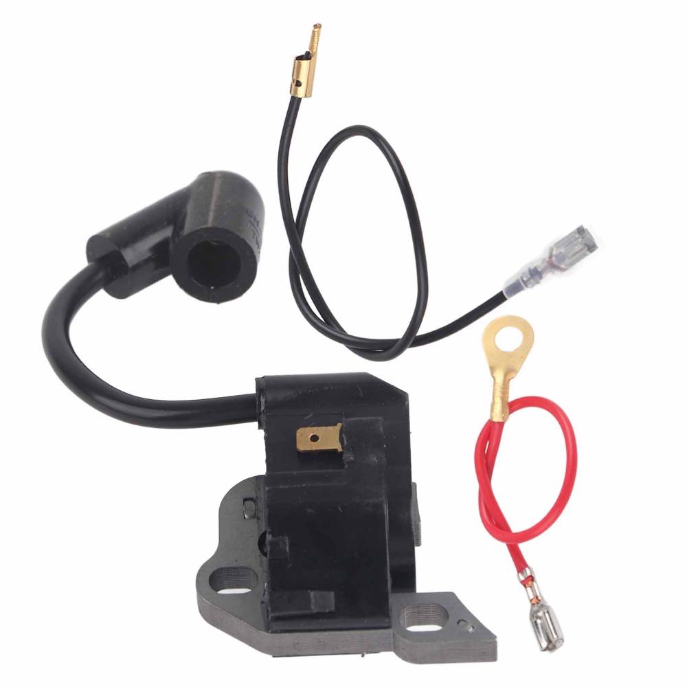 Compact Ignition Coil Module Black Ignition Coil Replacement Chainsaw Electrical Part  Garden Tools