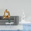 Abstract Thinker Fire Statue Resin Flame Figurine Decoration for Tabletop Living Room Shelf Office