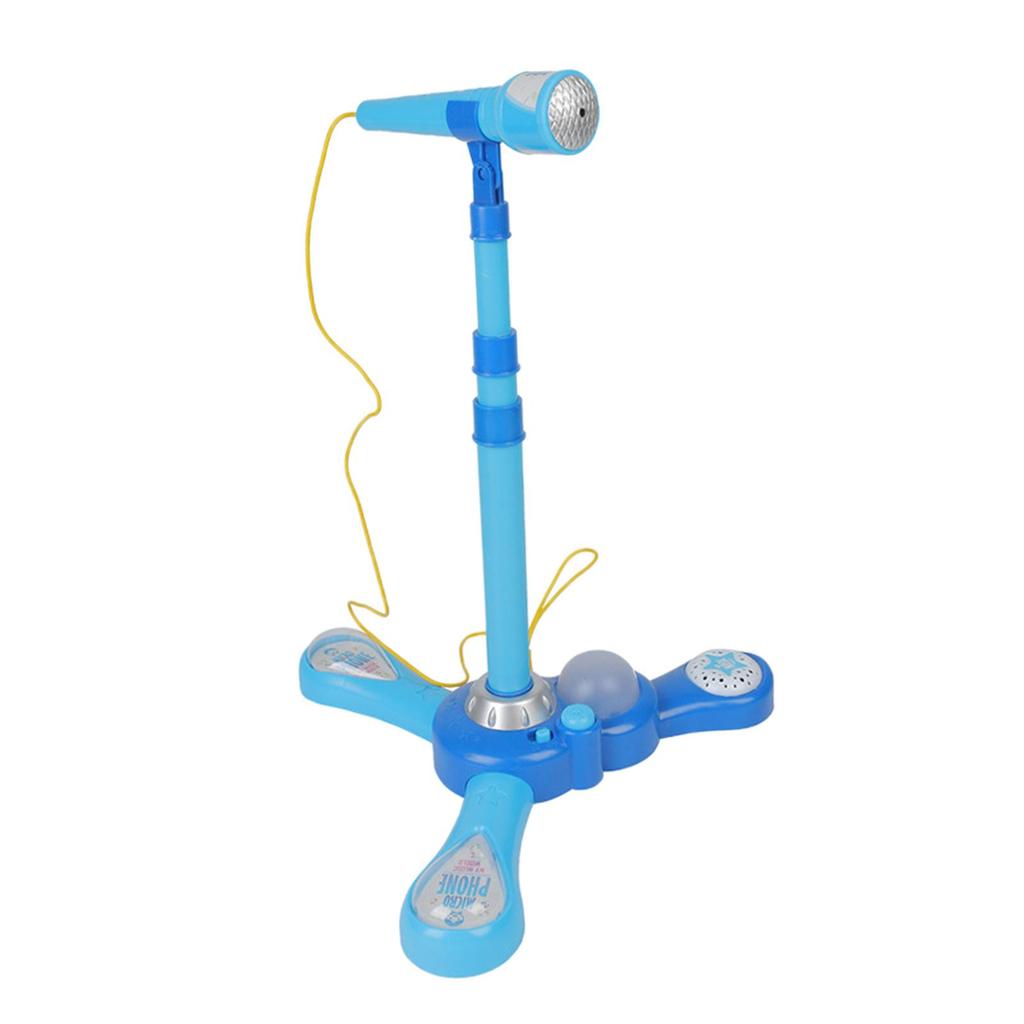 Adjustable Karaoke Machine Toy Microphone Set Musical Portable Early Education with Stand