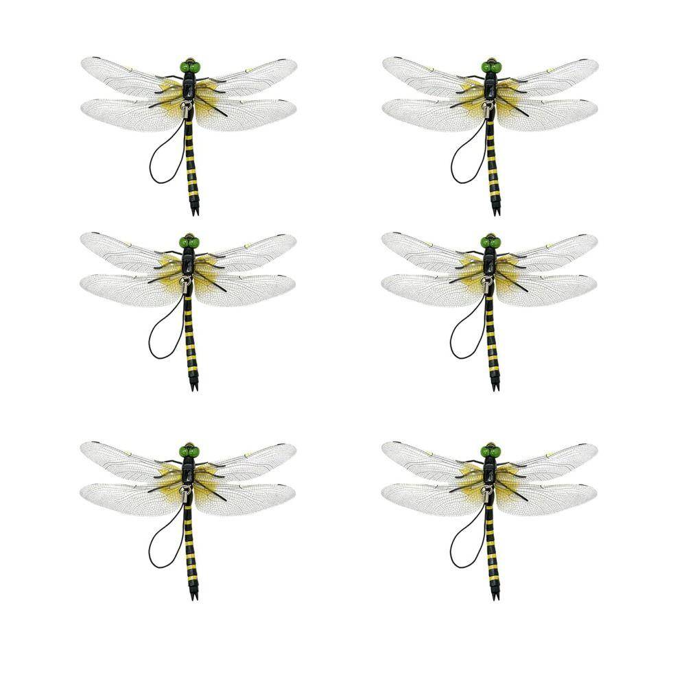 Scare Away Simulation Dragonfly Insect Model 3D Dragonfly Garden cor Outdoor Hanging Ornament