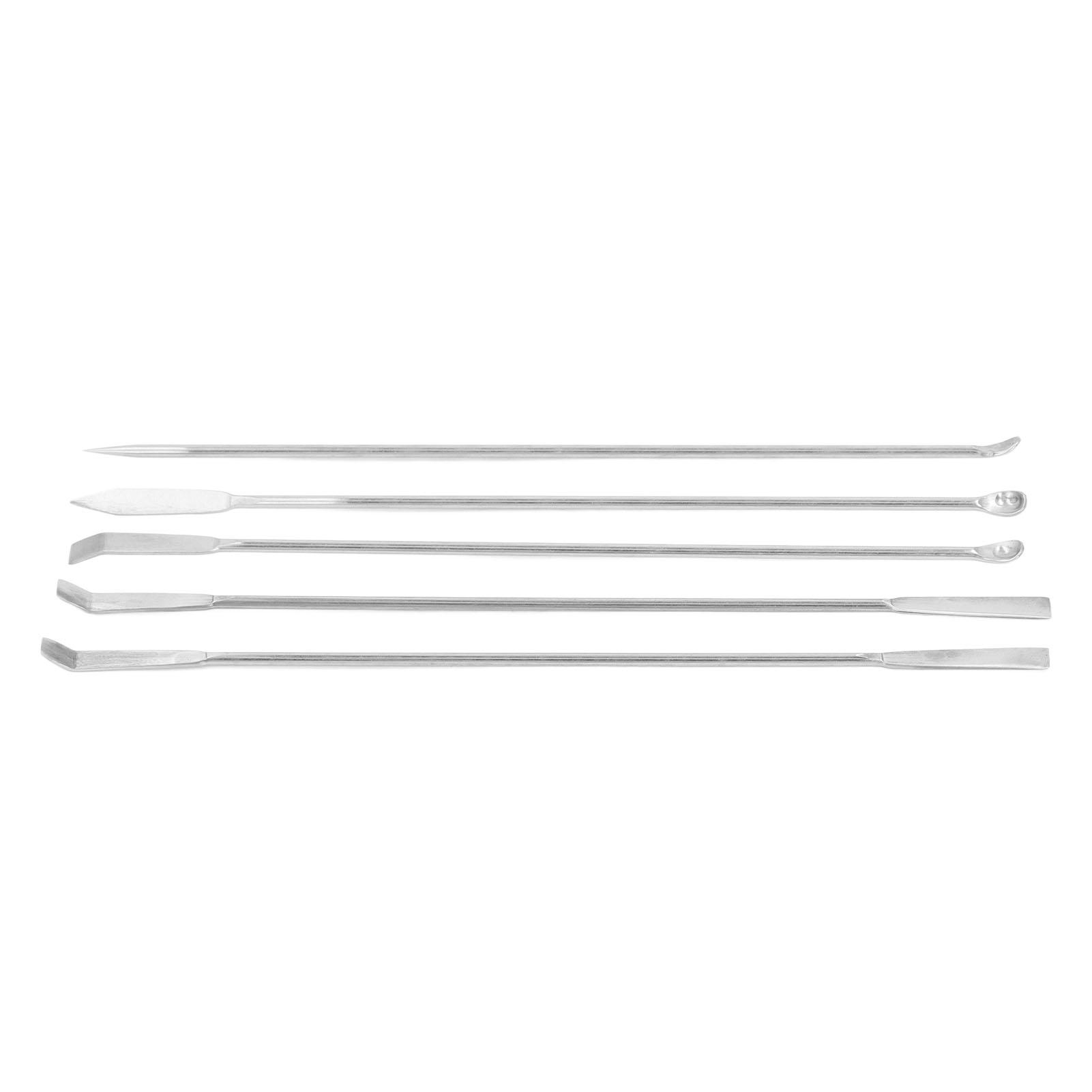 

Набор лабораторных ложек 5 шт. из нержавеющей стали, двусторонние, нержавеющие, мини-ложки для лекарств для эксперимента