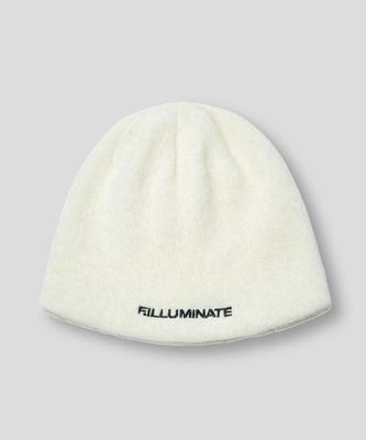 FILLUMINATE Hairy Logo Beanie - Ivory