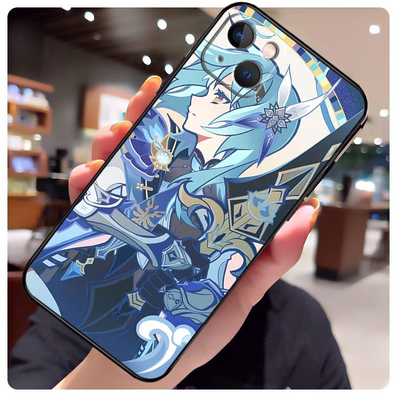 Genshin Impact Eula Case For iPhone 17 Pro Max 15 14 13 11 12 16 Pro Max mini 15 16 Plus 16e 17 Air Phone Cover