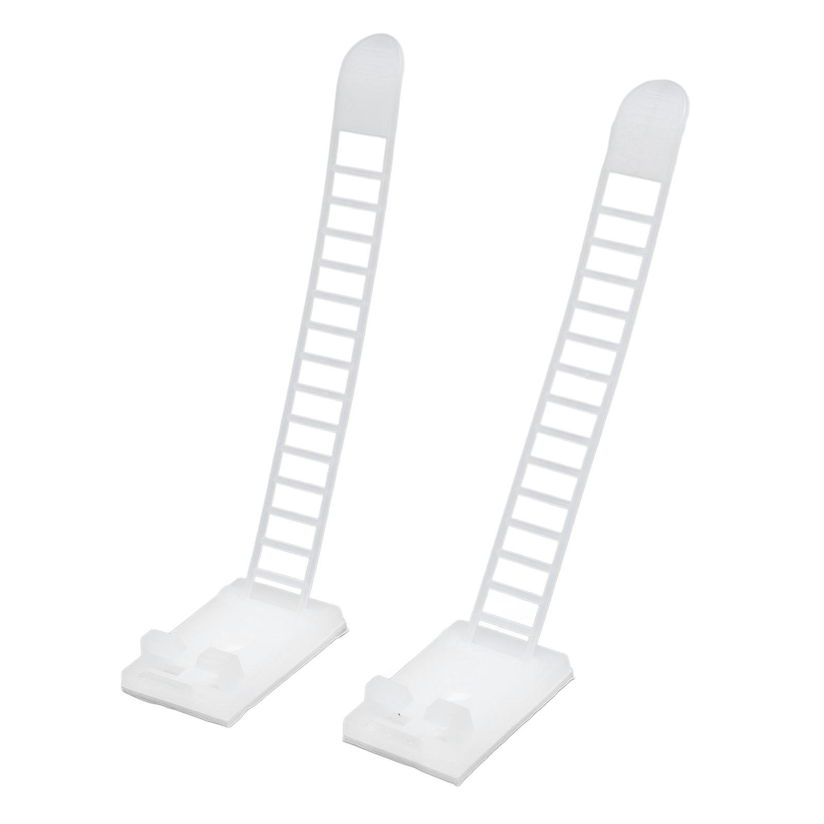 

24 шт. Держатели для гирлянды, регулируемая длина, самоклеящиеся, нейлоновые, противоскользящие, держатели для рождественской гирлянды и чулка