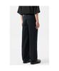Keoseuuteommellou Black Relaxed Fit Check Setup Pants Cwpam25432Bkx
