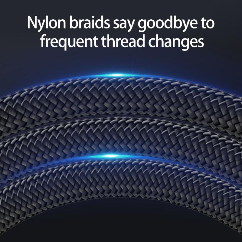 PD240W Fast Charging Type C Cable With Braided Design And Angled Connector Design For Quick Power Delivery