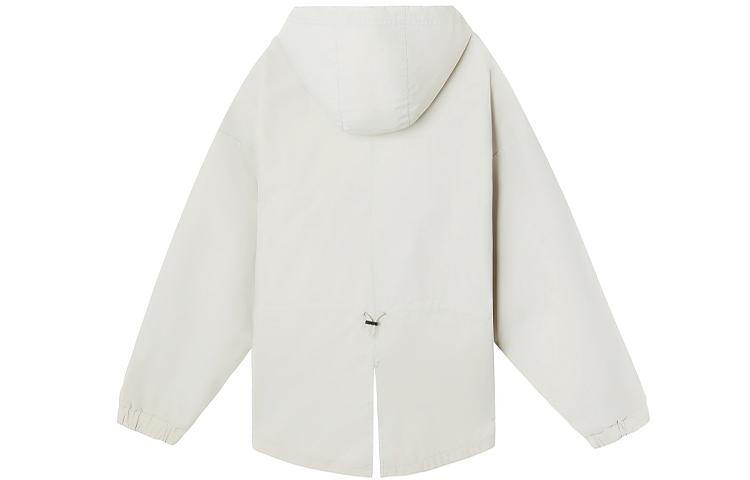 New Balance Jackets Women's White Hooded Moderate Other NAA34012-BEI