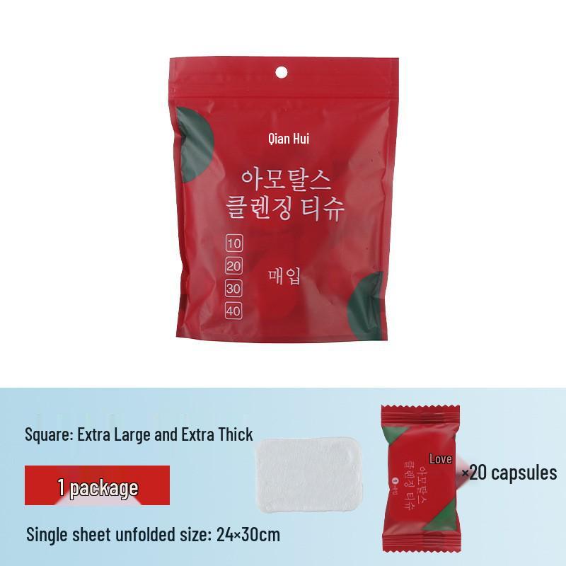 Individually Packaged Disposable Compressed Cotton Face Towels - Soft, Absorbent, Thickened for Travel