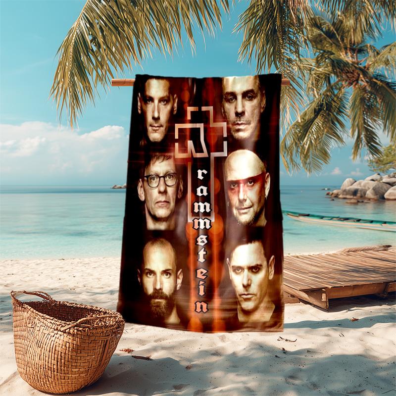 Till Lindemann, Lead Singer of the German Heavy Metal Rock Band Rammstein, Outdoor Camping Vacation Swimming Beach Scarf Decorative Blanket F16
