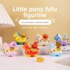 Little Horse Fu Fu Rotating Charm Decorative Item for Office Desk, Zodiac-themed Temple Decoration
