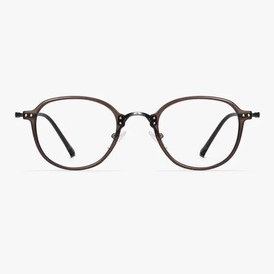 Neoretro 2350 Titanium Eyeglass Frames Brown