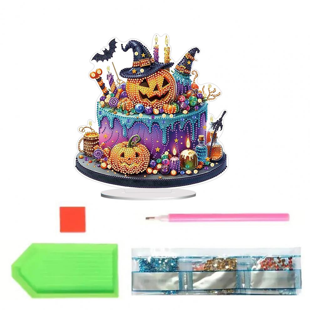Halloween Faux Painting Kit Stress-relief Faux Painting Halloween Themed Painting Kit for Kids Diy Special Shaped for Crafting