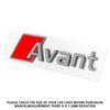 3D Metal Car Avant Emblem Stickers Body Rear Trunk Decoration Decal For 6s A1 A3 A4 B8 A5 A6 A7 Q3 Q5 Sline Accessories wheels6