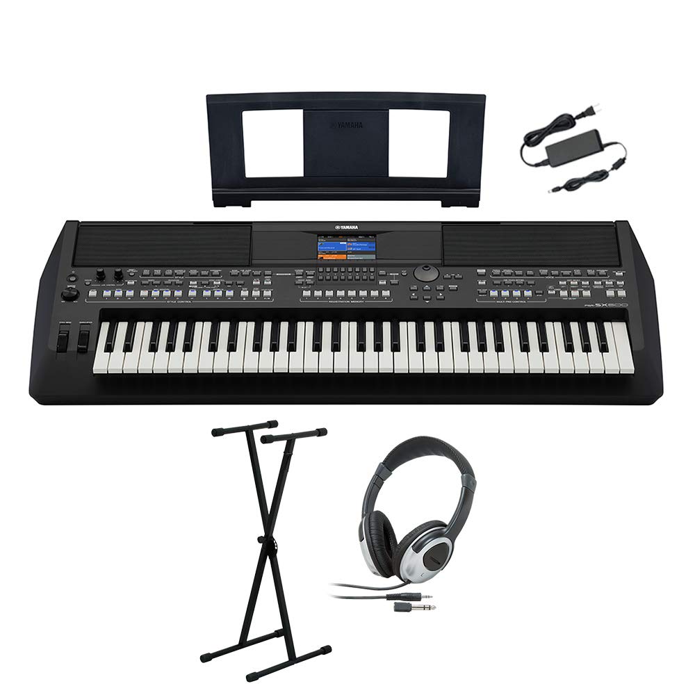 

YAMAHA PSR-SX600 X stand headphone set 61 keys keyboard Yamaha