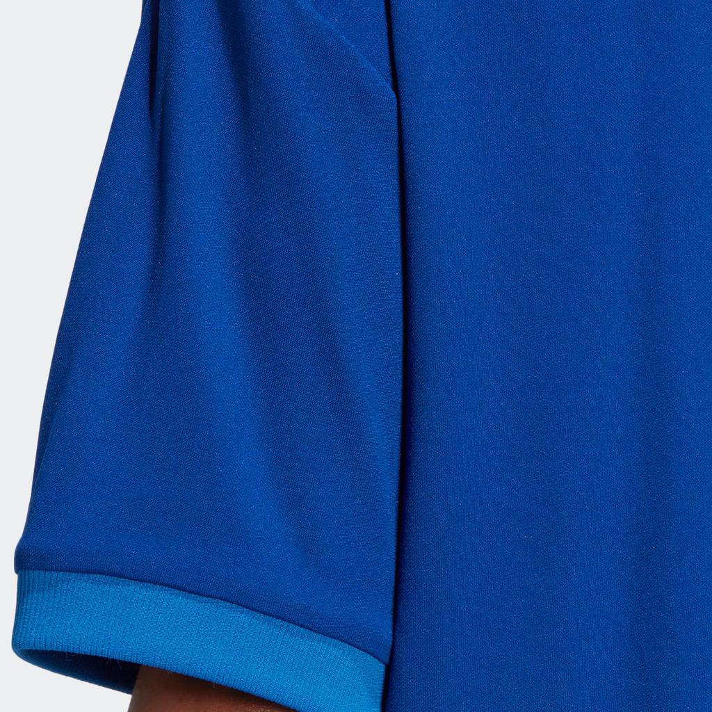 Adidas Originals Trefoil Oversized Tee With Logo Print Women Tops Blue IB2062