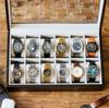 Case Elegance Solid Wood Watch Espresso with Display Collection Watch Organizer Case 12 Case, Color, Glass, Case, Case, 12-Slot Case, (Espresso,
