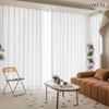 YKFN Opaque Lace Set of 90cm Long x 100cm Affordable Blackout Curtains for Small UV Heat Sun Heat Energy Adjustable Nordic Solid and Perfect for Bay