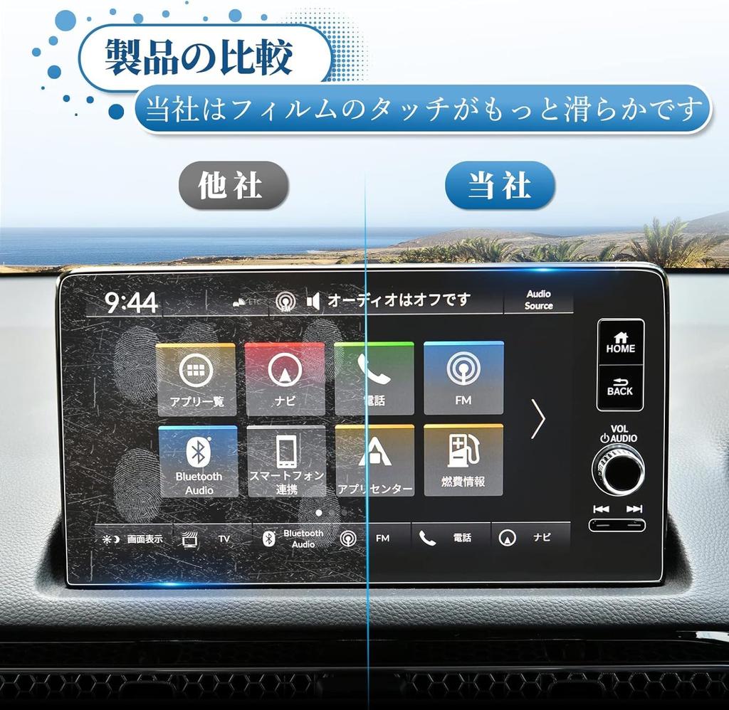 Coleya Honda Vezel RV3/RV4/RV5/RV6 2. generace 2021~ Ochranná fólie na navigaci do auta, 9palcový LCD