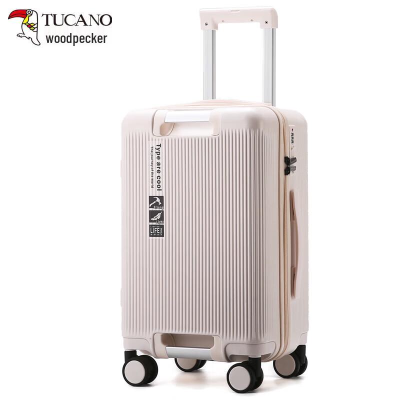 ZMN Double-Layer Zipper ABSPC Checked Luggage