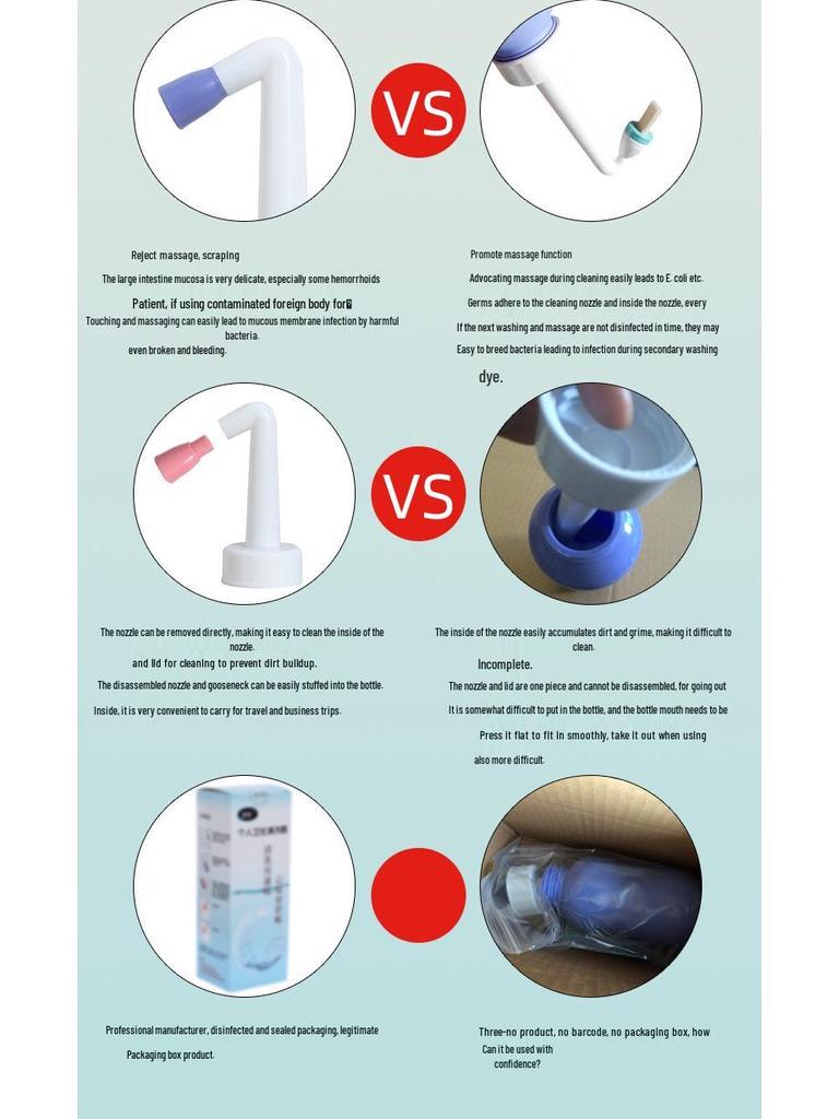 Compact Portable Bidet for Women - Baby, Vulva, and Postpartum Cleansing Douche