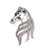 Men'S Zodiac Horse Head Coat Button Corsage Brooch Suit Shawl Buckle Fashionable And Elegant Accessories