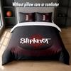 Slipknot Design Bed Bedding Set 1 Duvet Cover + 2 Pillowcases Soft Breathable Household Bed Linens