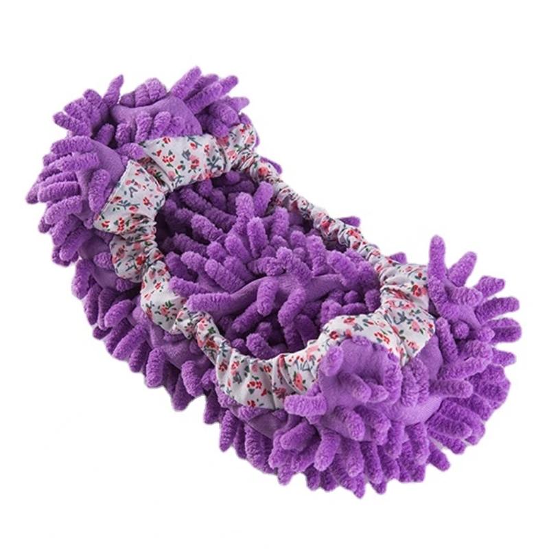 1PCS Multifunction Floor Dust Cleaning Slippers Shoes  Cloth Lazy Mopping Shoes Home Floor Washable Cleaning Microfiber Cloth