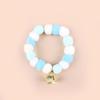 Pet Dog Rainbow Hair Ball Necklace Collar Pet Dog Cat Pet Fur Ball Collar Neckties Dog Grooming Accessories For Christmas Gift