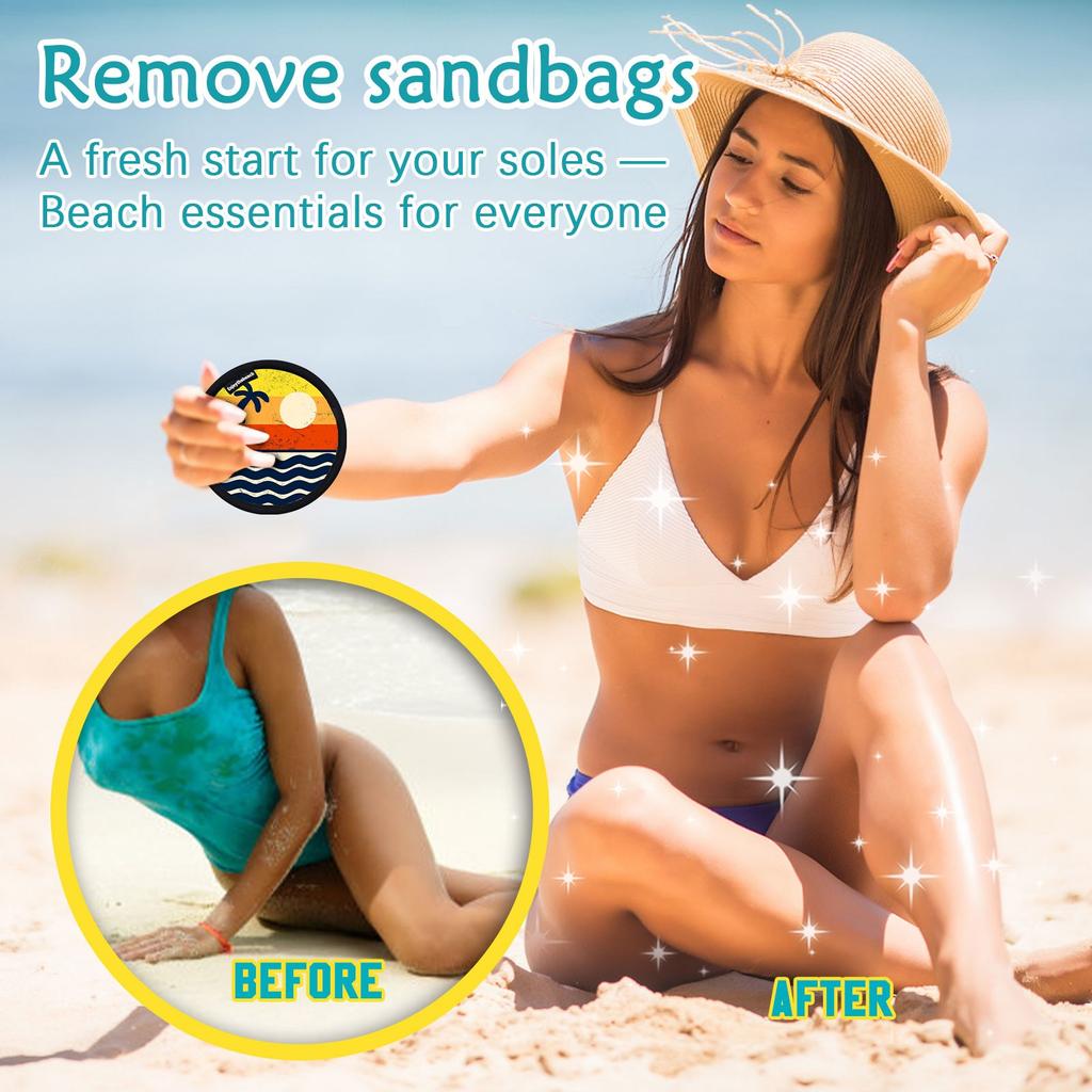 Beach Sand Removal Bag  Seaside Play Arifact  Efficient Sand Removal  Outdoor Sand Wiping Bag